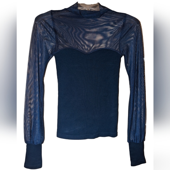 Intimately FREE PEOPLE Light Up Mesh Top Cocktail Travel Layer L - Picture 4 of 9